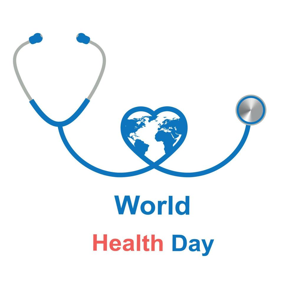 wereldgezondheidsdag illustratie. vector