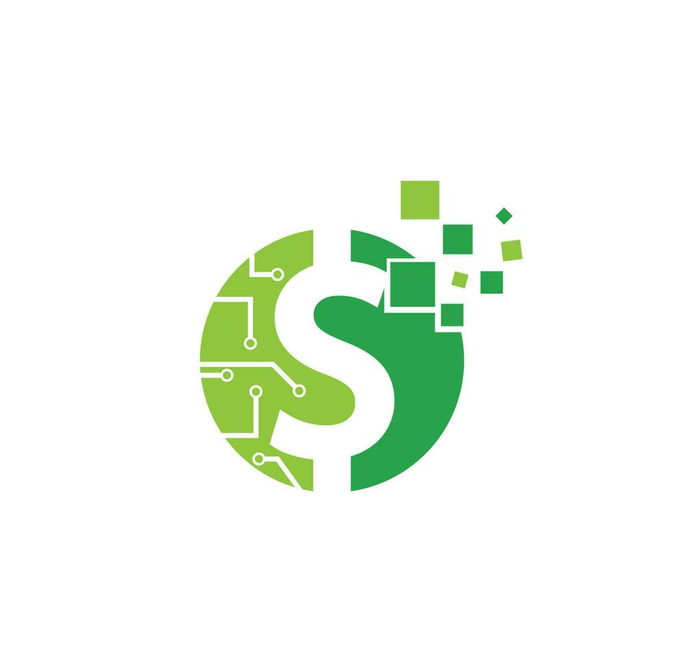 geld logo ontwerp. digitaal geld logo sjabloon. vector