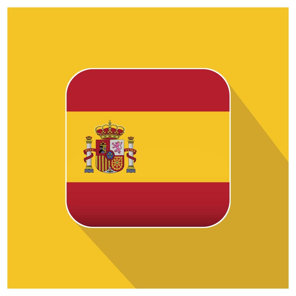 Spanje vlaggen ontwerp vector