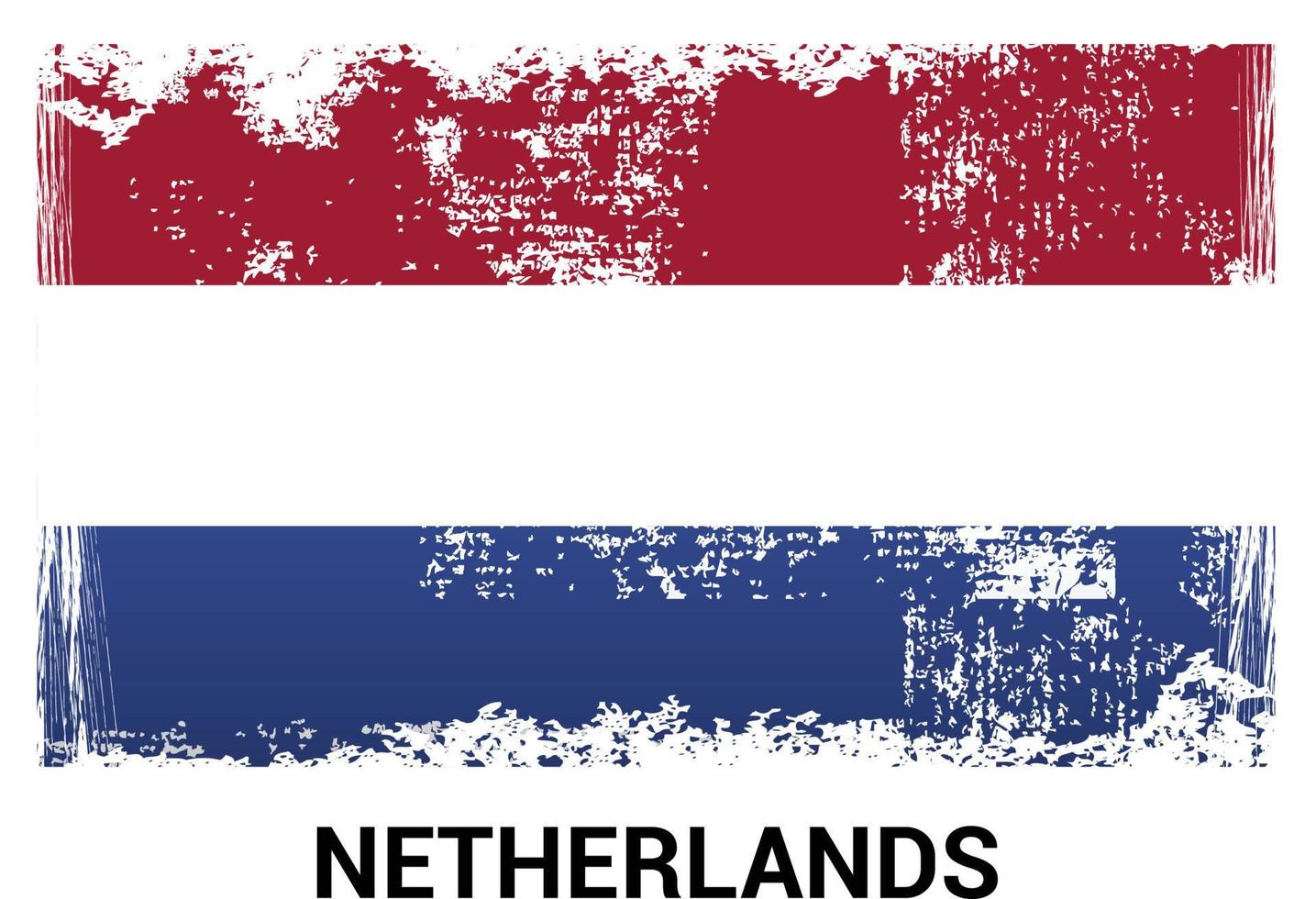 Nederland vlaggen ontwerp vector
