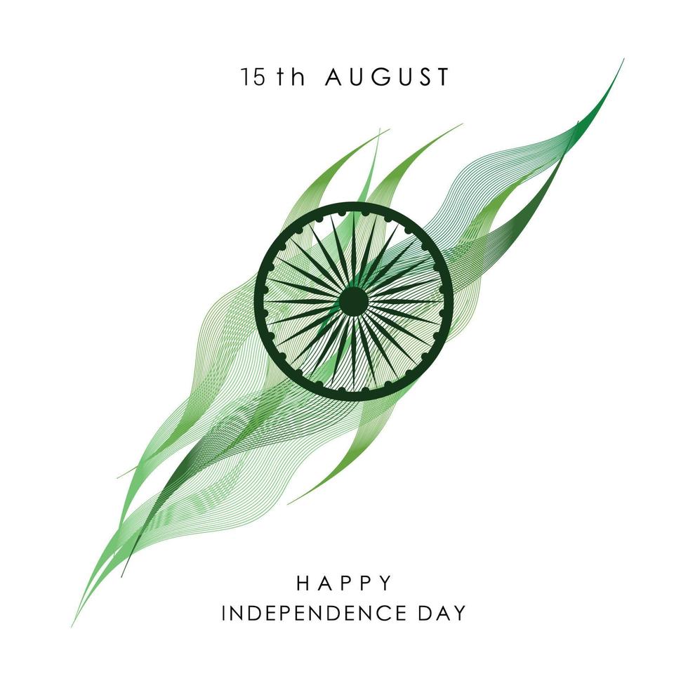 Indisch onafhankelijkheid dag ontwerp vector