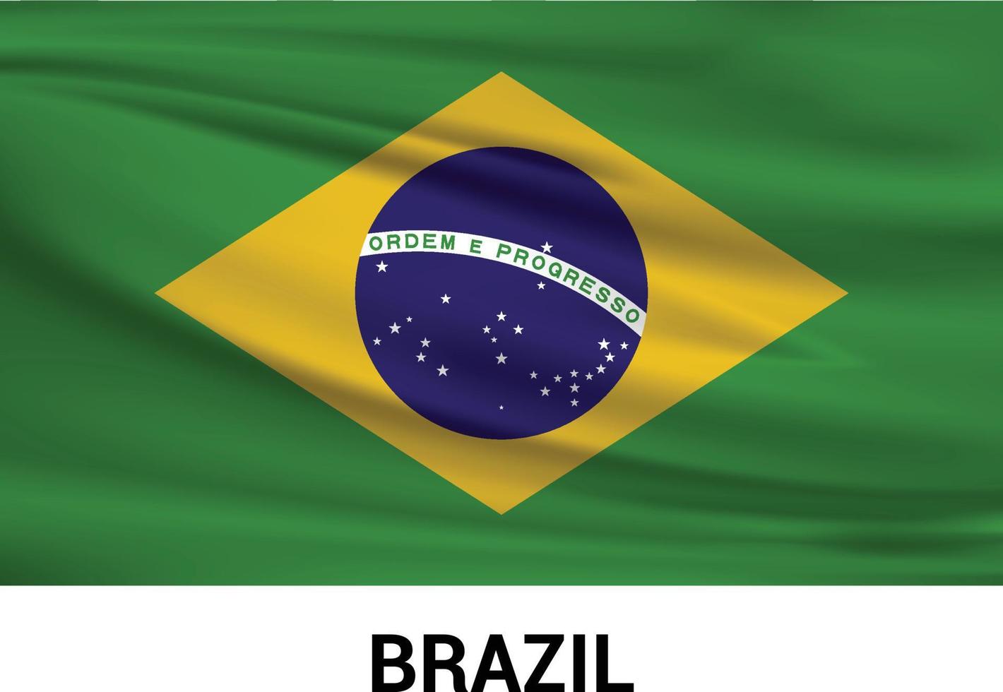 Brazilië onafhankelijkheid dag ontwerp kaart vector