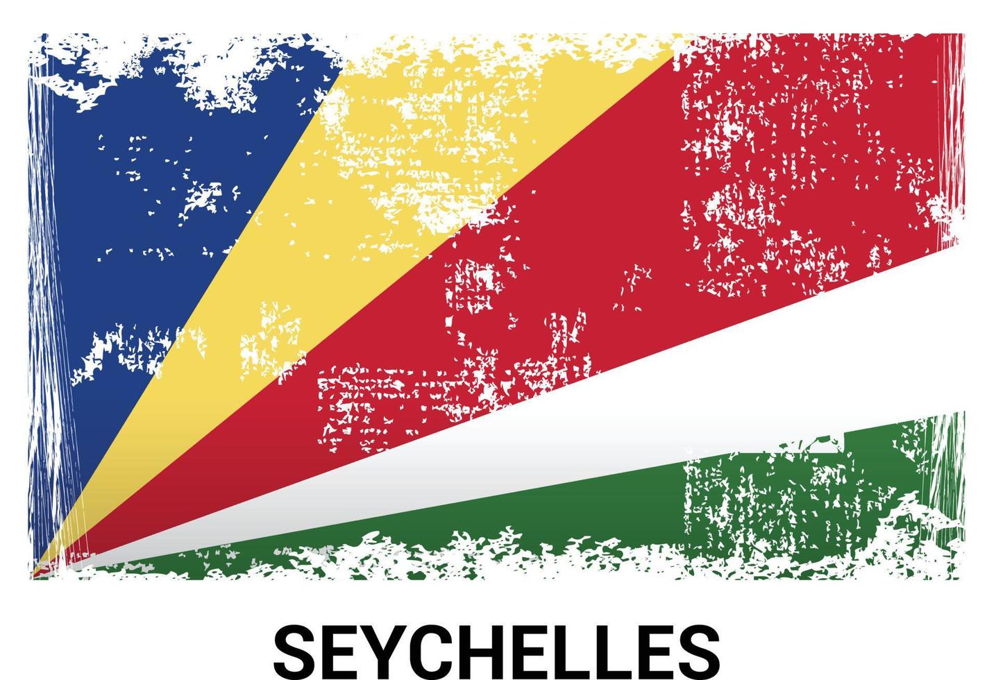 Seychellen vlaggen ontwerp vector