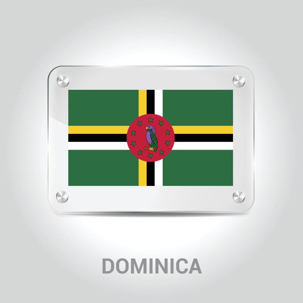 dominica vlag ontwerp vector