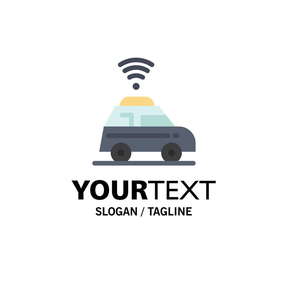 auto plaats kaart bedrijf logo sjabloon vlak kleur vector