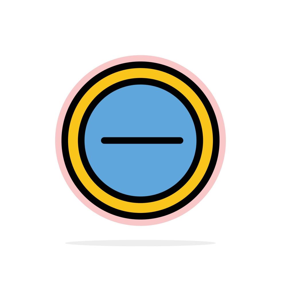 koppel min gebruiker abstract cirkel achtergrond vlak kleur icoon vector