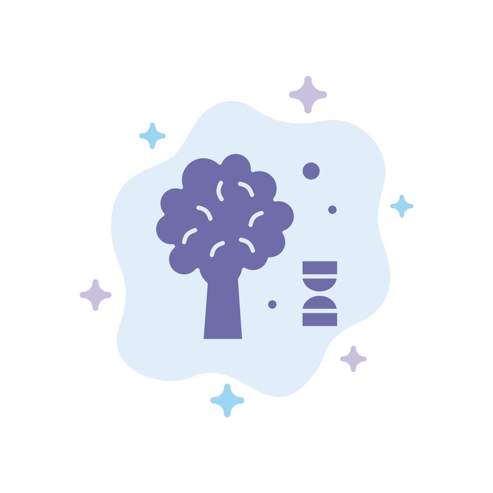 kennis dna wetenschap boom blauw icoon Aan abstract wolk achtergrond vector