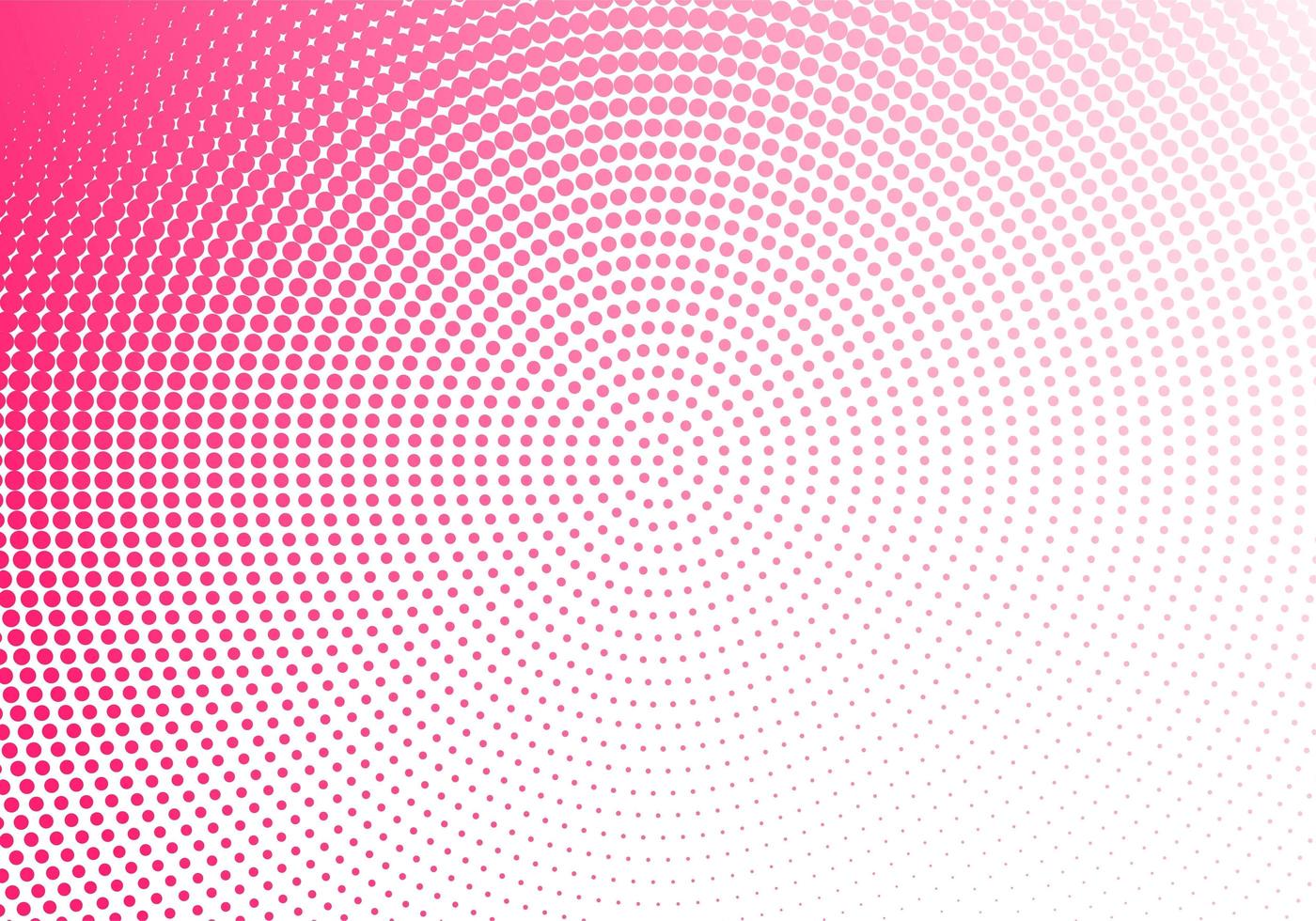 abstract roze gestippeld cirkelvormig ontwerp vector