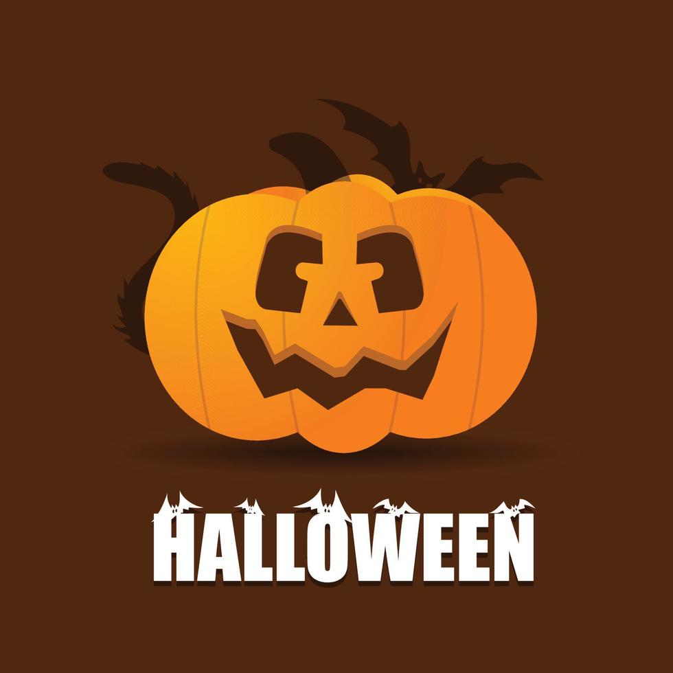 halloween ontwerp met creatief ontwerp vector