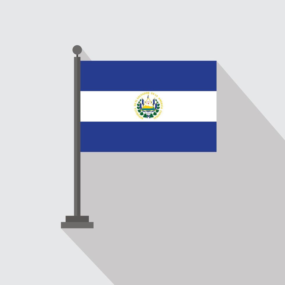 land vlag met creatief ontwerp vector