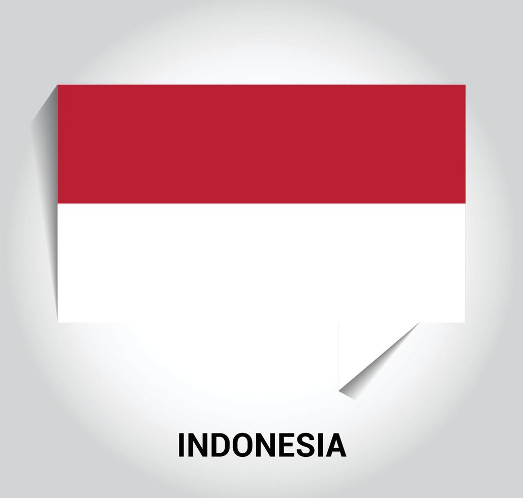 Indonesië onafhankelijkheid dag ontwerp vector