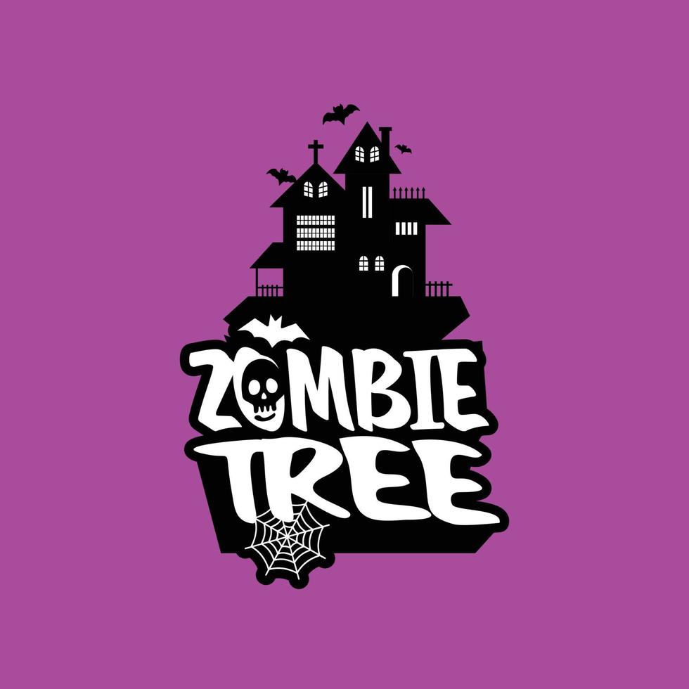 zombie partij typografie ontwerp vector