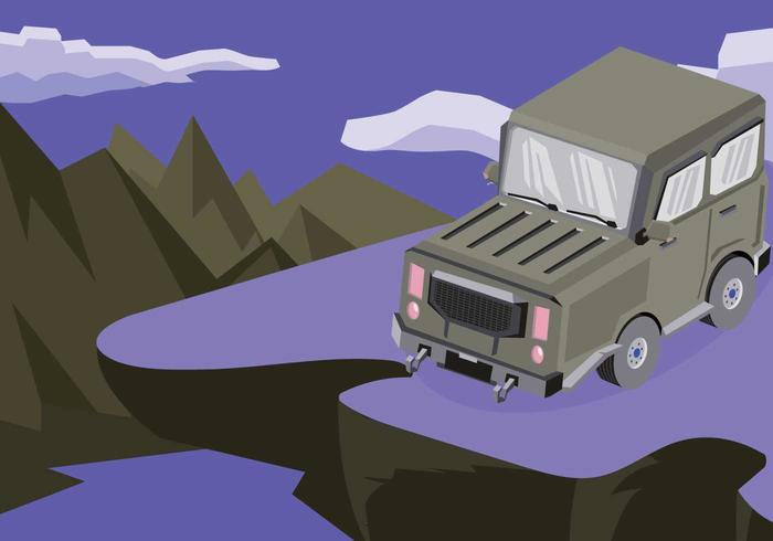 Gratis Jeep Illustratie vector