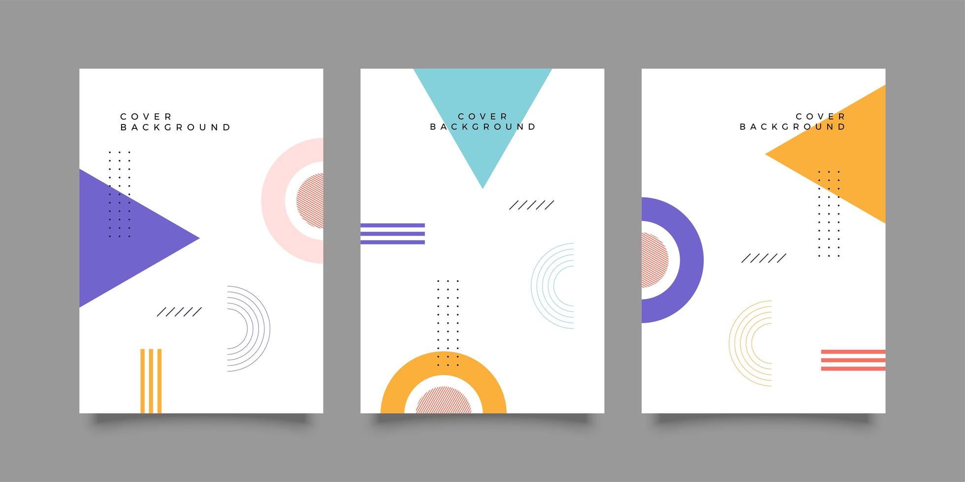 retro geometrisch voor covers vector