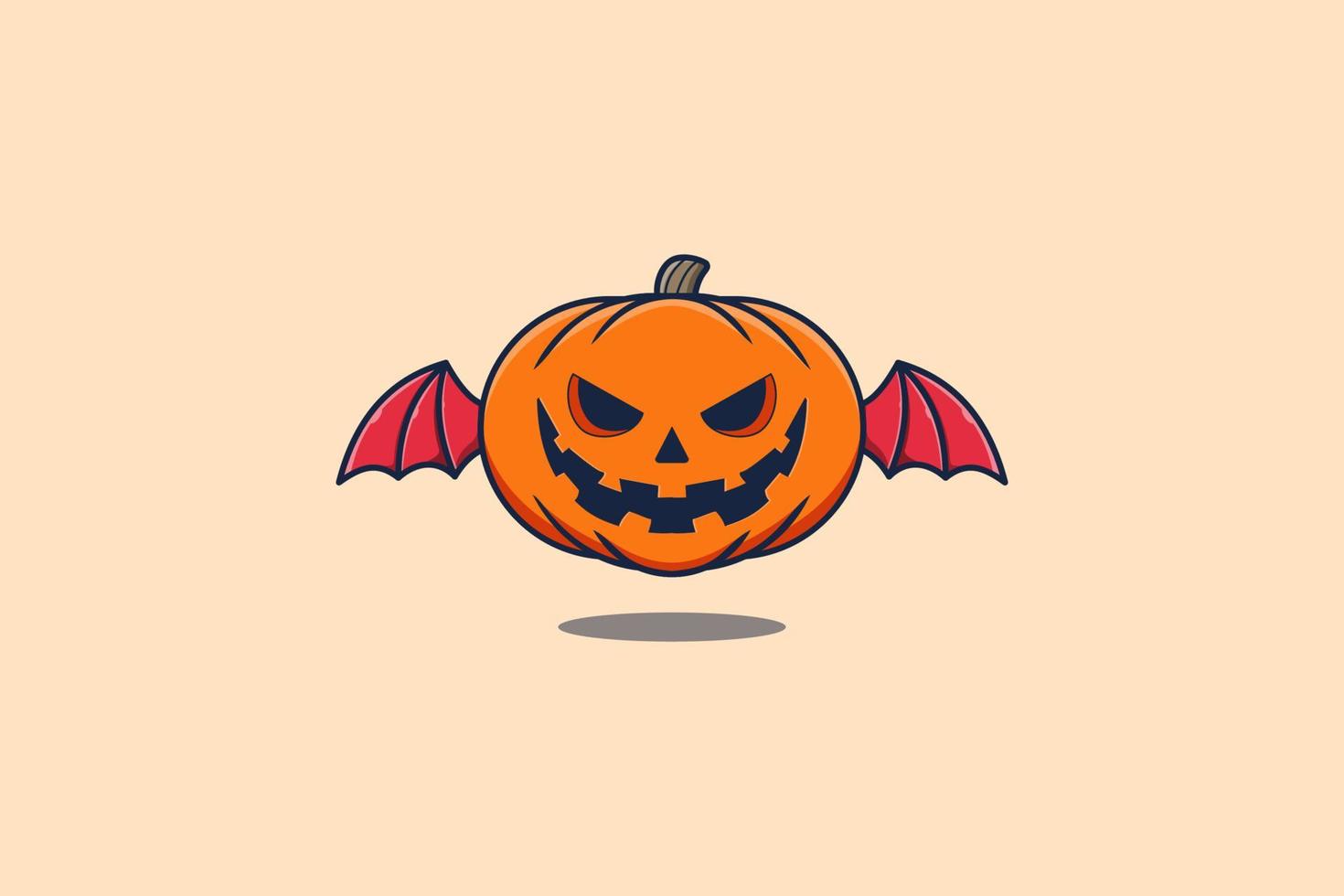 mascotte tekenfilm eng dracula pompoen halloween vector