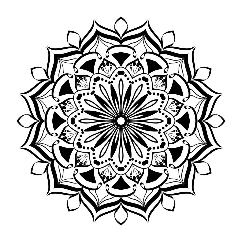 elegant mandala patroon ontwerp illustratie vector