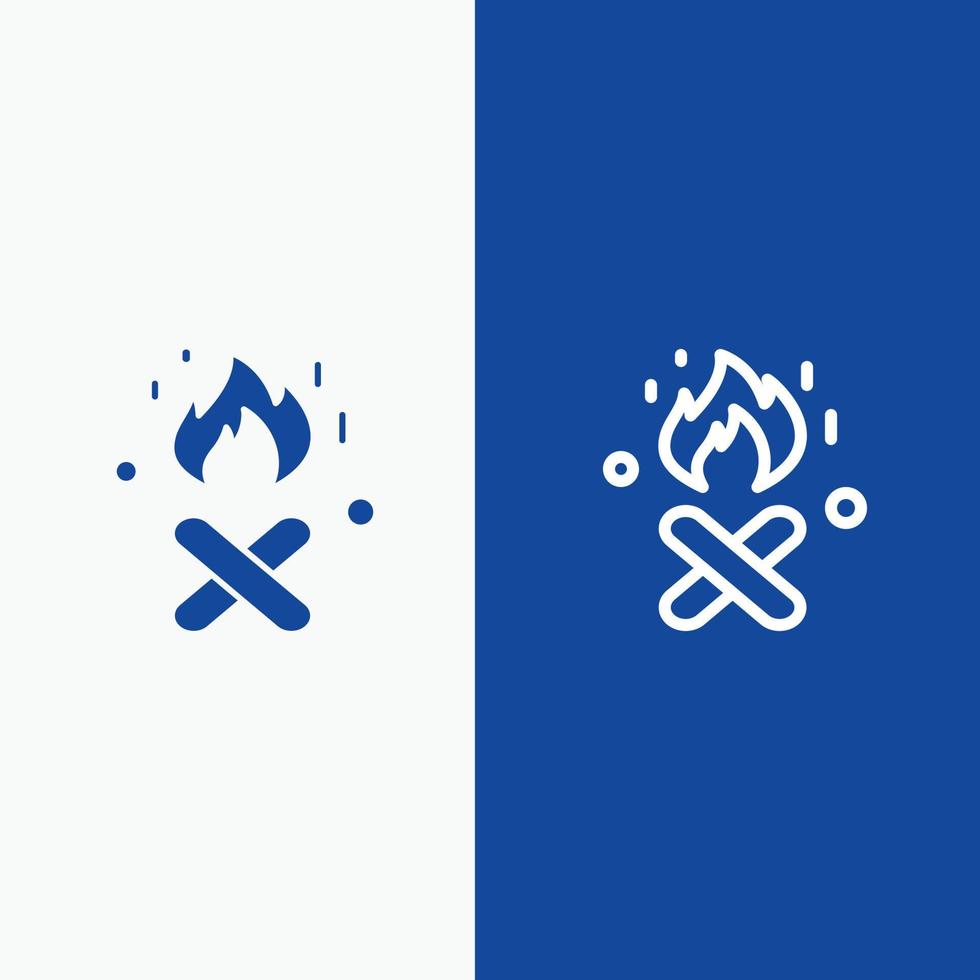 brand brand plaats Canada lijn en glyph solide icoon blauw banier lijn en glyph solide icoon blauw banier vector