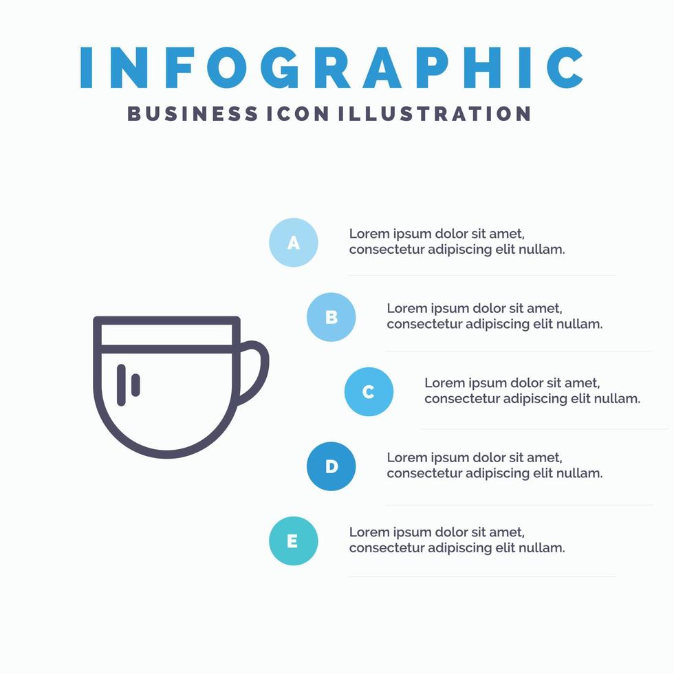 bot calcium mineraal huidsverzorging sterkte solide icoon infographics 5 stappen presentatie achtergrond vector