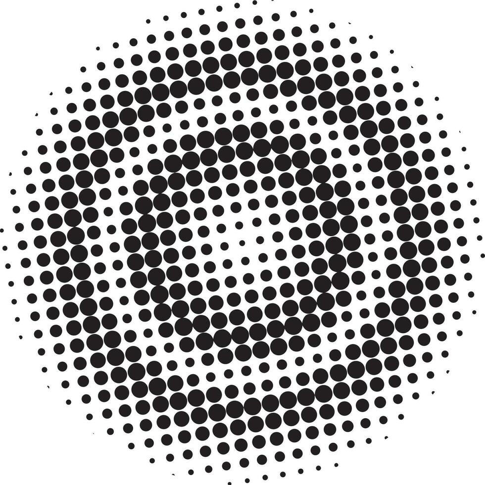 halftone circulaire stippel vector vorm