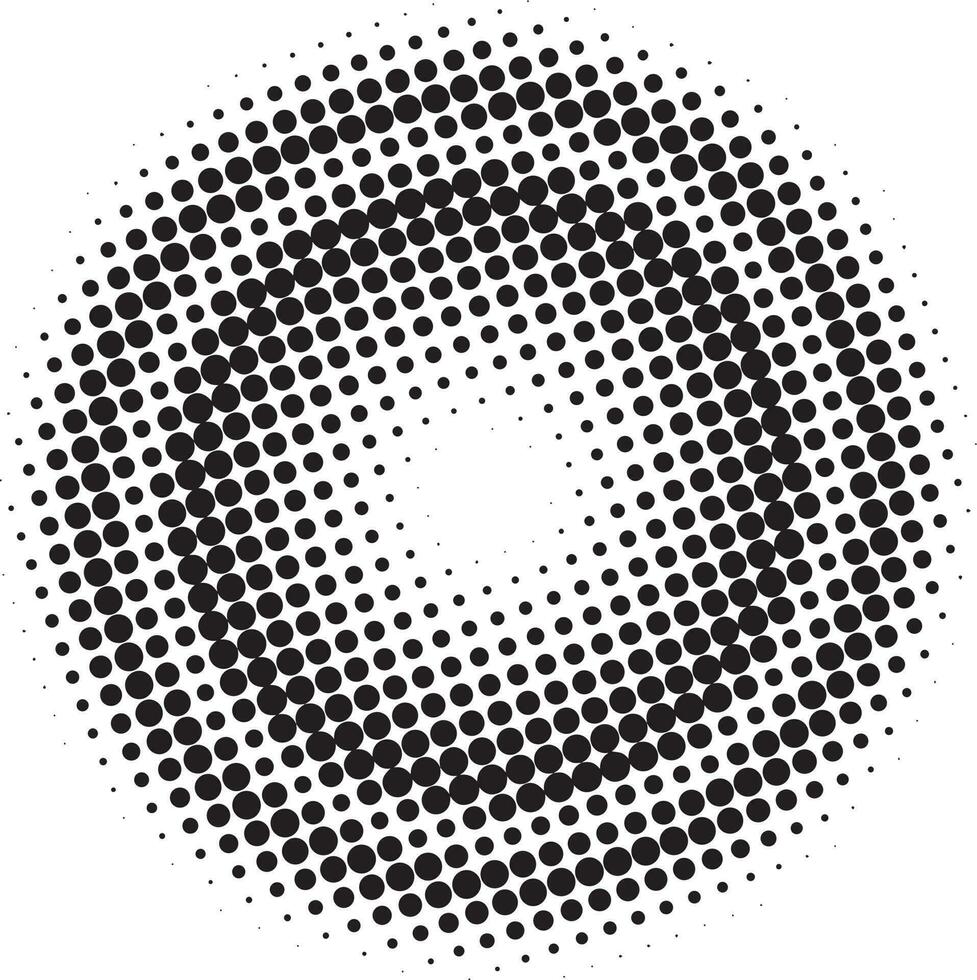 halftone circulaire achtergrond vector