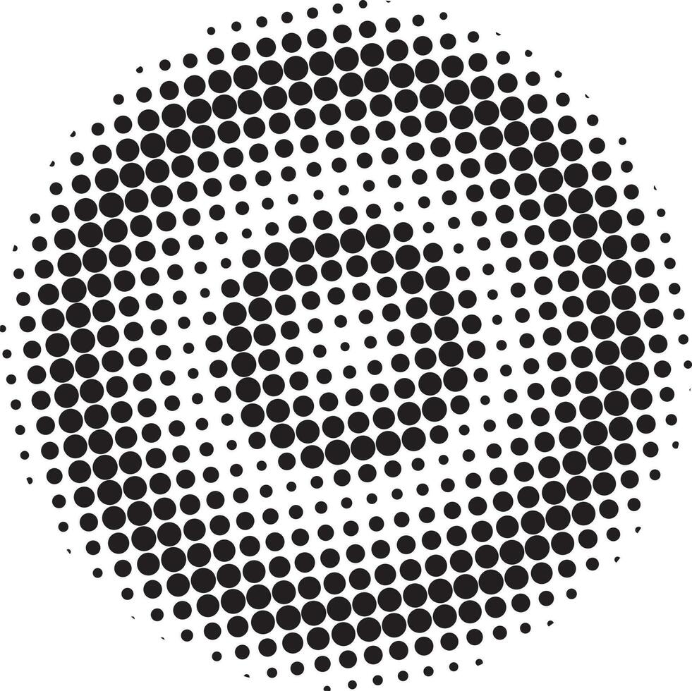 abstract halftone dots vorm vector