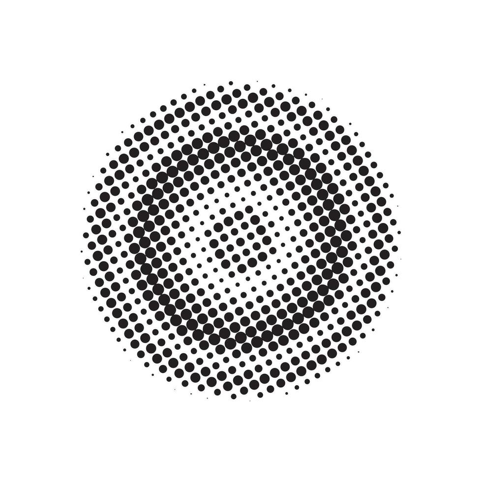 abstract halftone dots vector