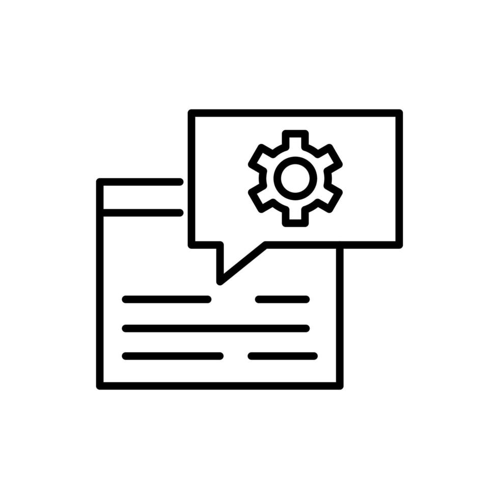 gemakkelijk vector geïsoleerd pictogram getrokken met zwart dun lijn. bewerkbare beroerte voor web plaatsen, advertenties, winkels, winkels. vector lijn icoon van uitrusting in doos door web plaats