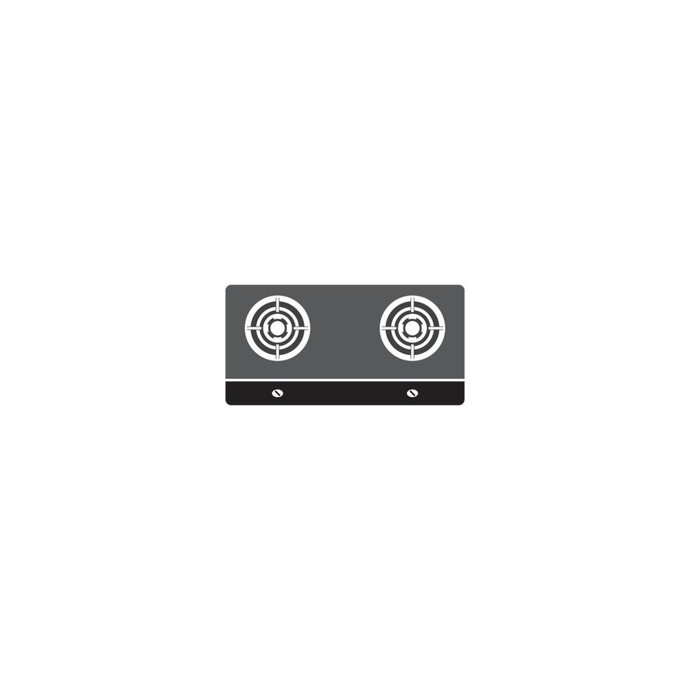 fornuis logo sjabloon vector icoon illustratie