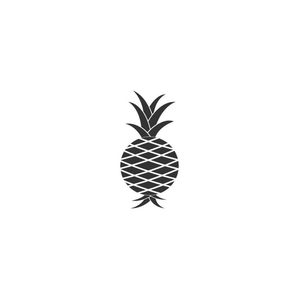 ananas fruit vector logo icoon illustratie