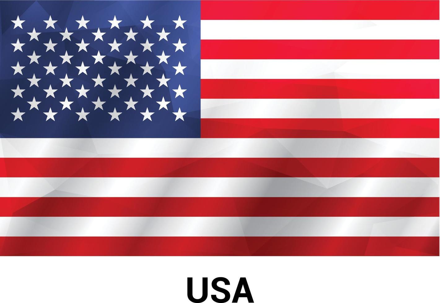 Verenigde Staten van Amerika vlag ontwerp vector