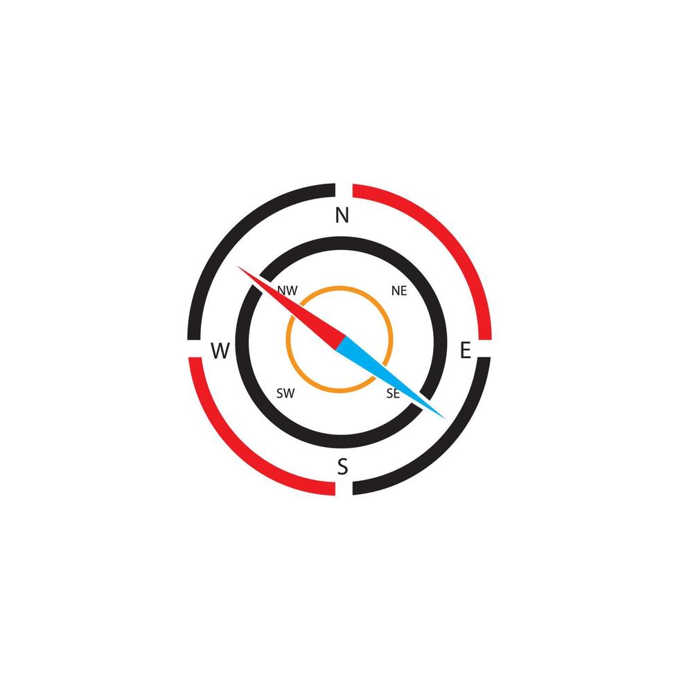 kompas logo illustratie vector