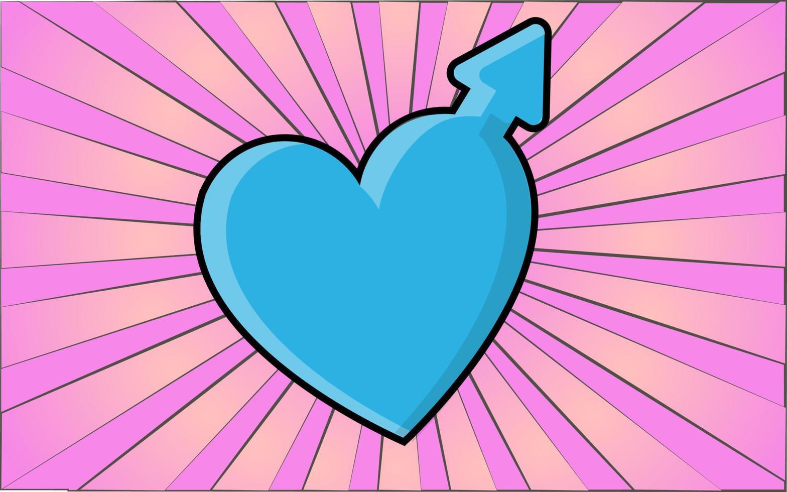 gemakkelijk vlak stijl icoon van de mooi symbool vrouw in de hart voor de feest van liefde Aan Valentijnsdag dag of maart 8e. vector illustratie