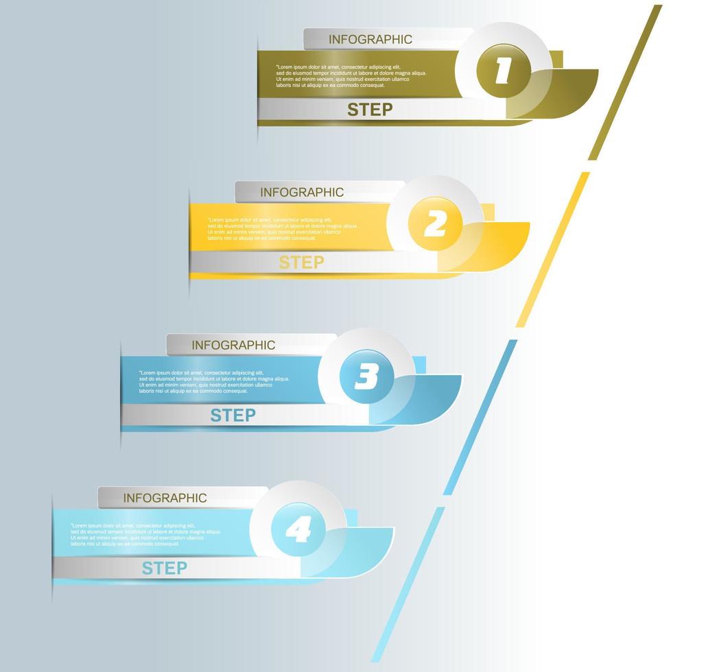 moderne ontwerpsjabloon voor infographics vector