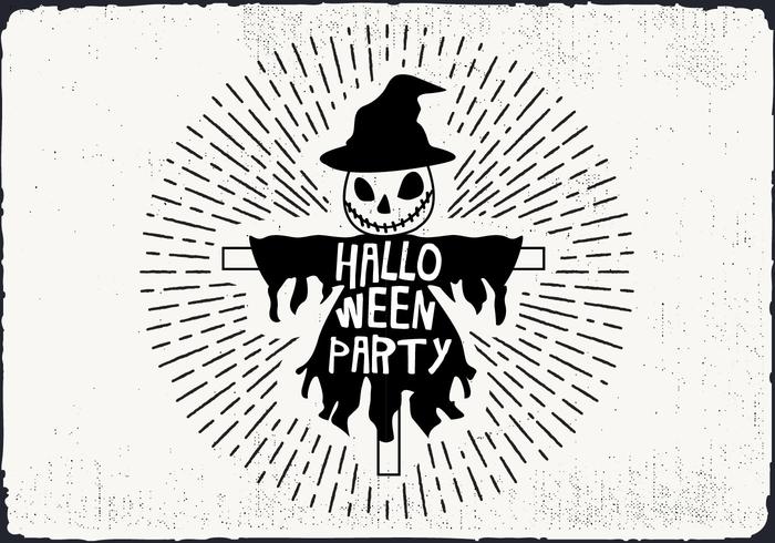 Gratis Halloween Party Vectorillustratie vector