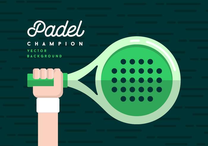 Padel Achtergrond vector