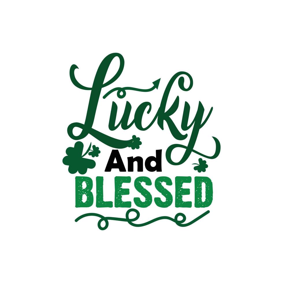 st. Patrick dag citaten en belettering vector t-shirt ontwerp