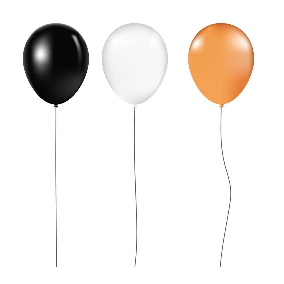 halloween ballon set. vector illustratie. halloween ballon.