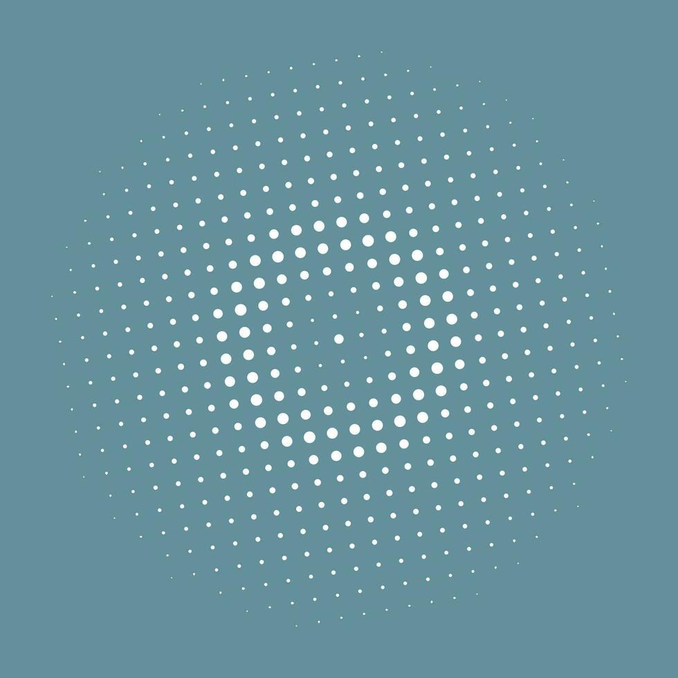 halftone circulaire achtergrond vector