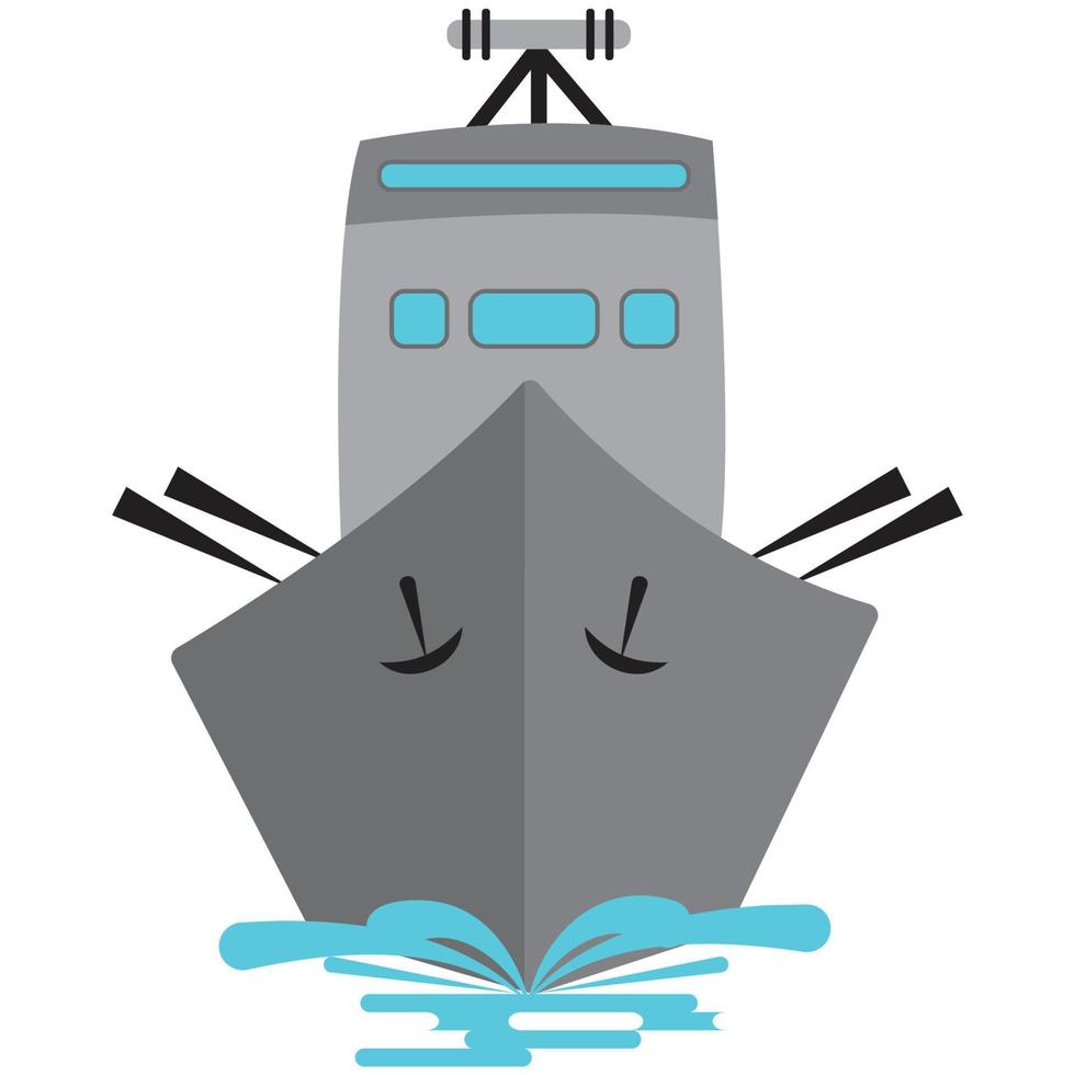 slagschip illustratie con vector