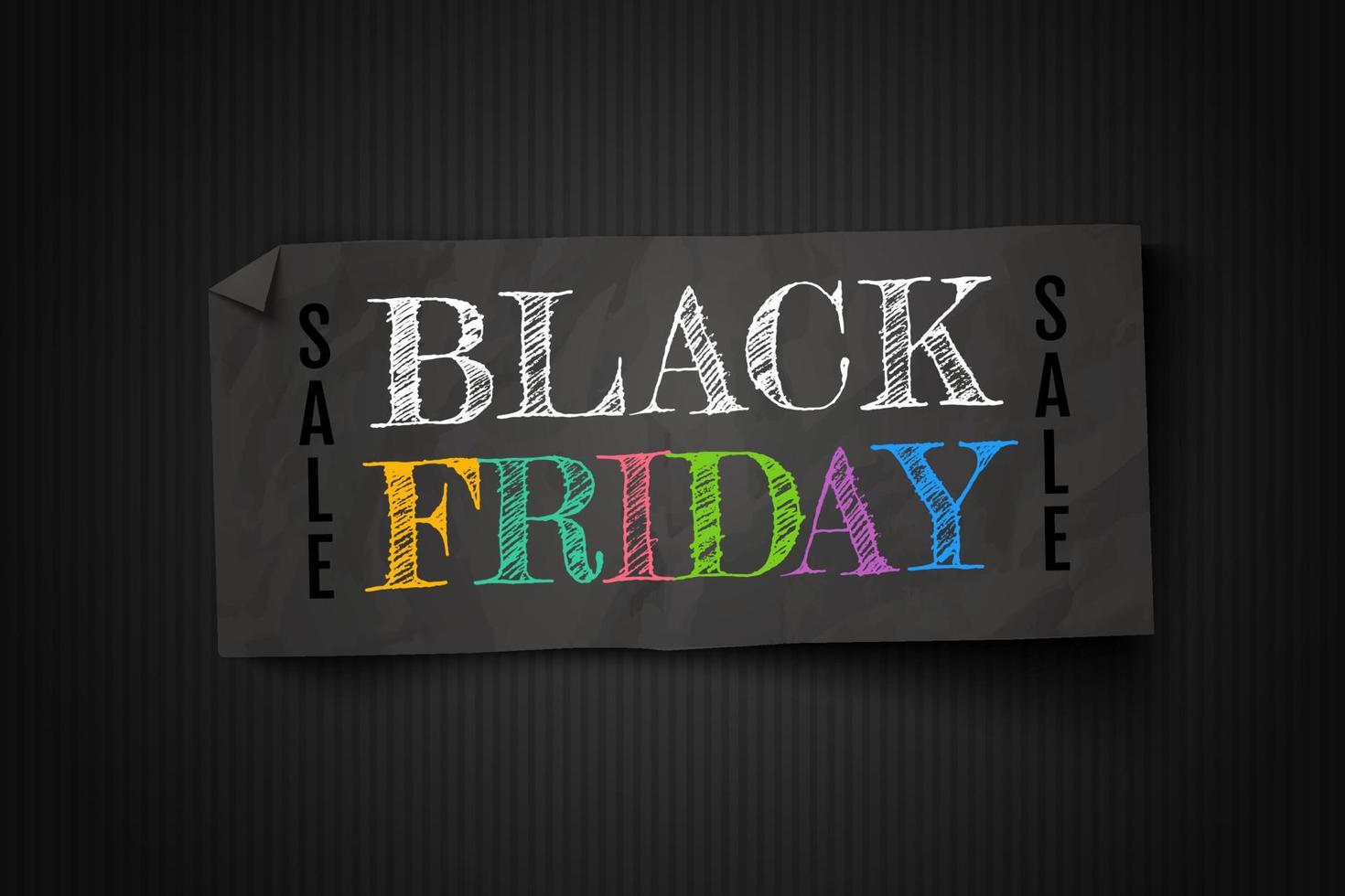 Black Friday-verkoop vector