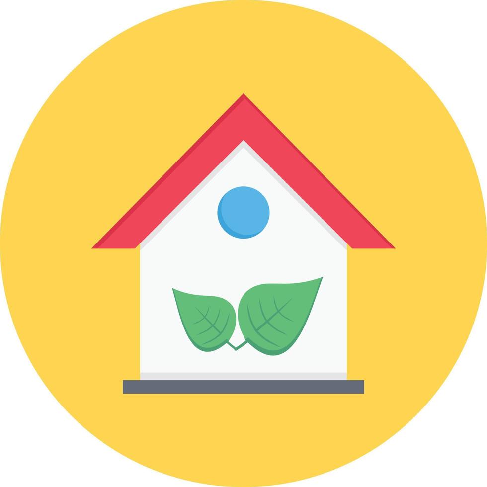 groen huis vector illustratie Aan een achtergrond.premium kwaliteit symbolen.vector pictogrammen voor concept en grafisch ontwerp.