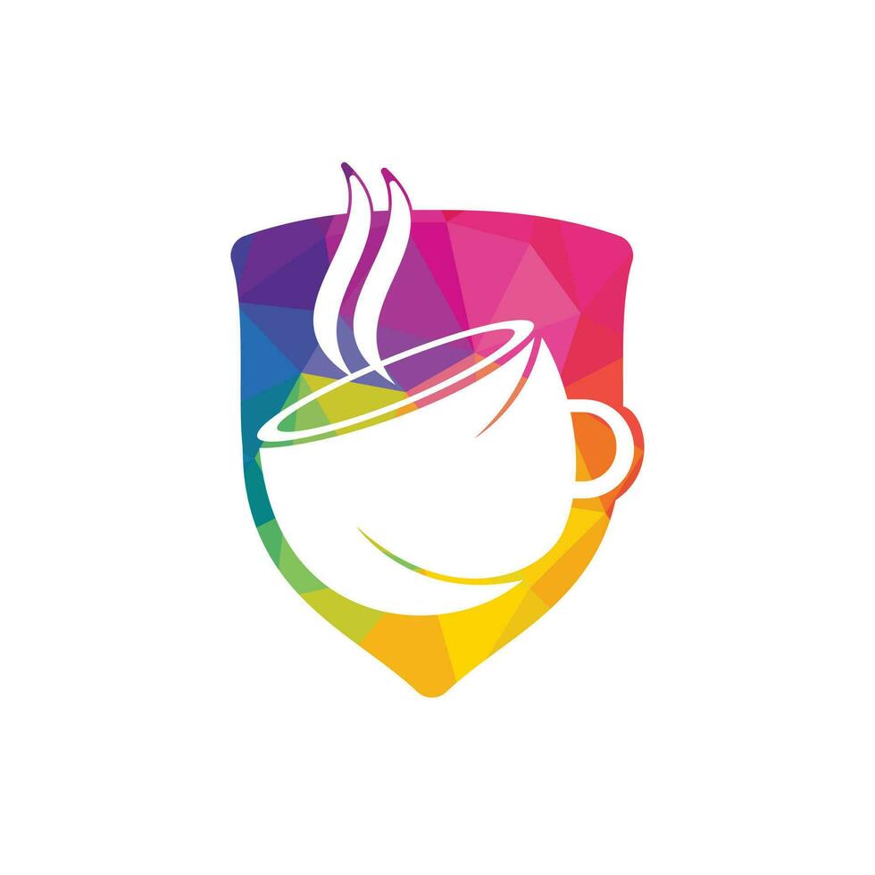 koffie cafe vector logo ontwerp. uniek koffie kop icoon logo sjabloon.