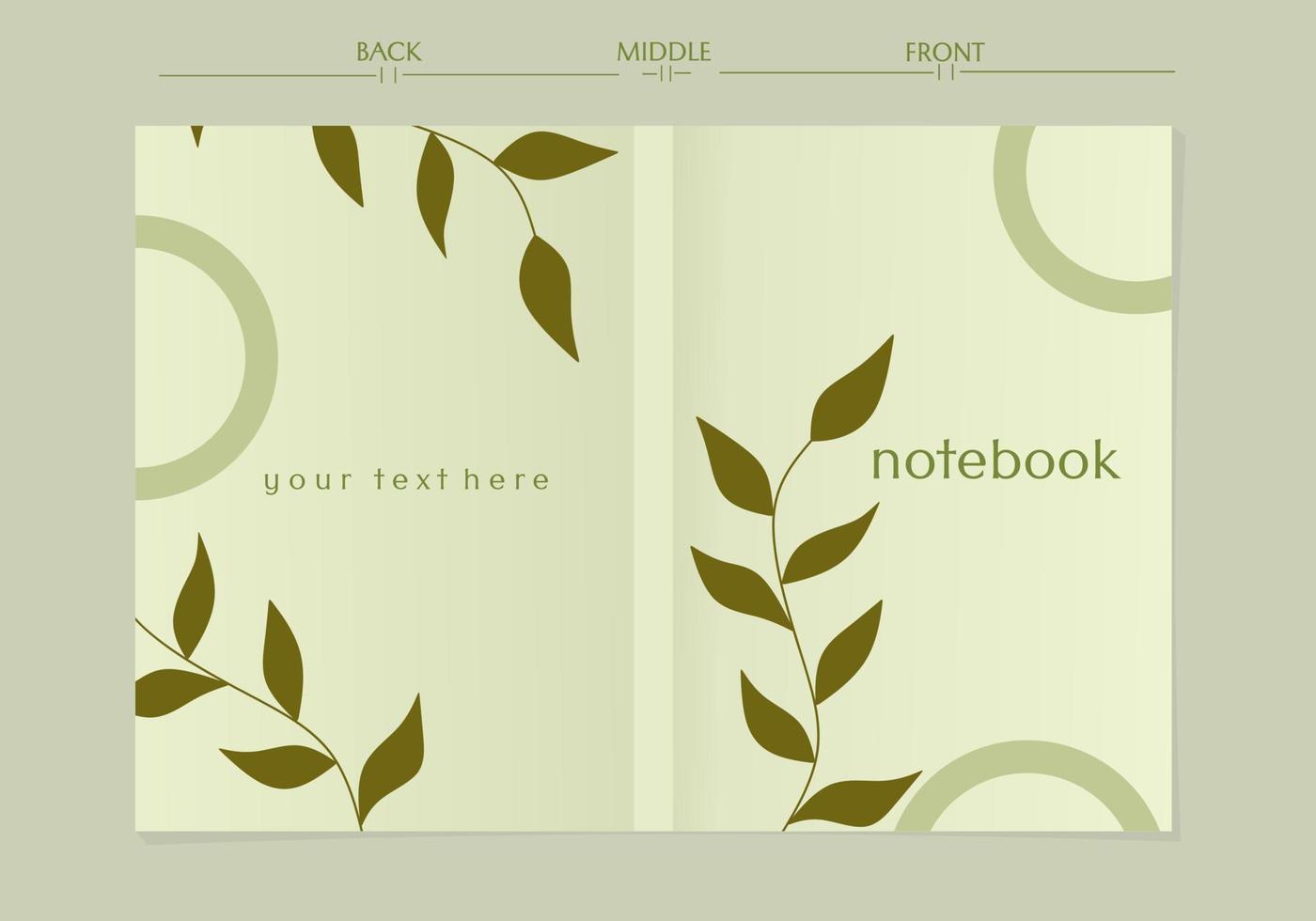 elegant en modern Hoes ontwerp set. natuurlijk background.eco ontwerp voor folder, poster, brochure, tijdschrift Hoes sjabloon,jaarlijks,boeken vector