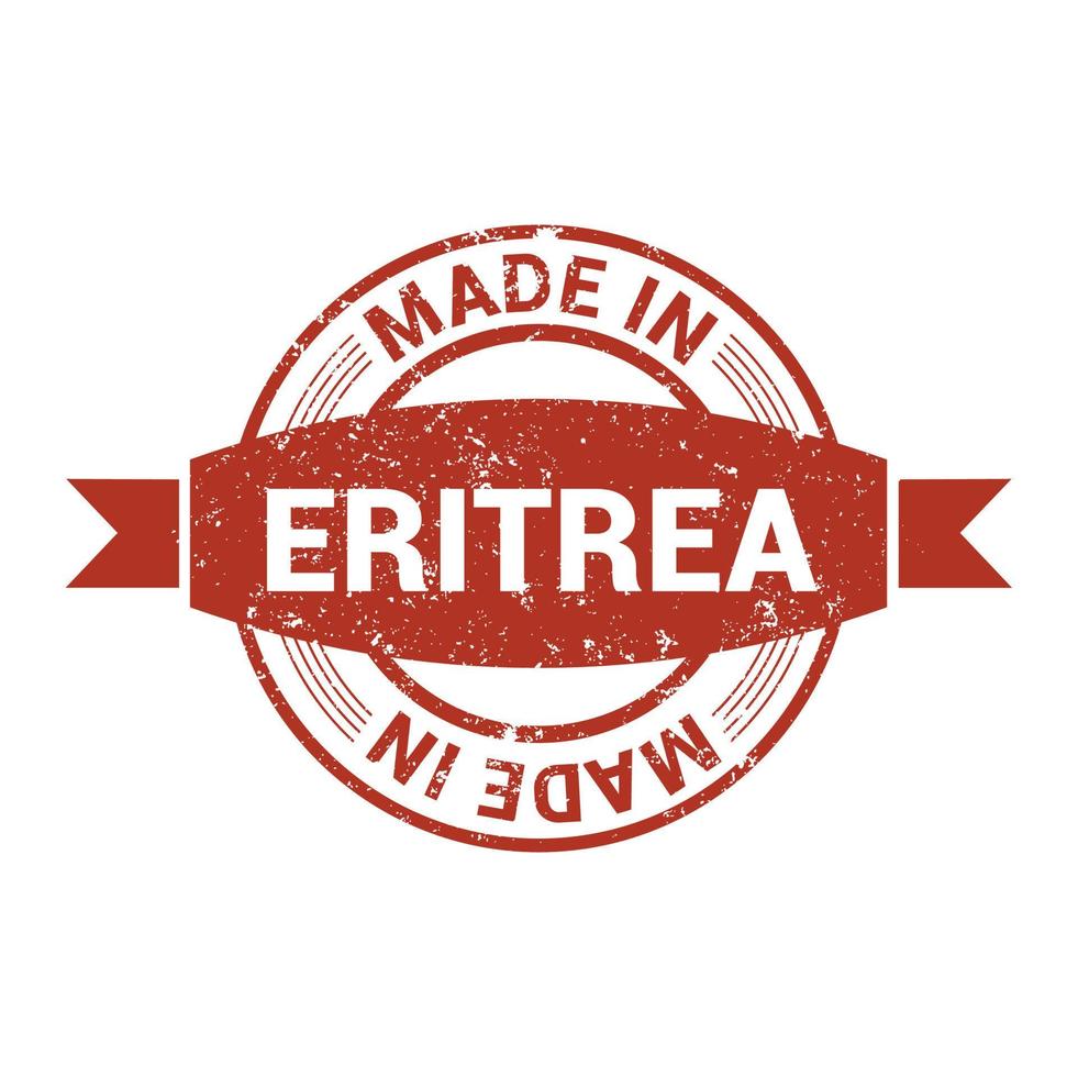 eritrea postzegel ontwerp vector