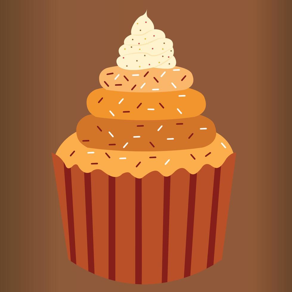 pompoen cupcakes vector