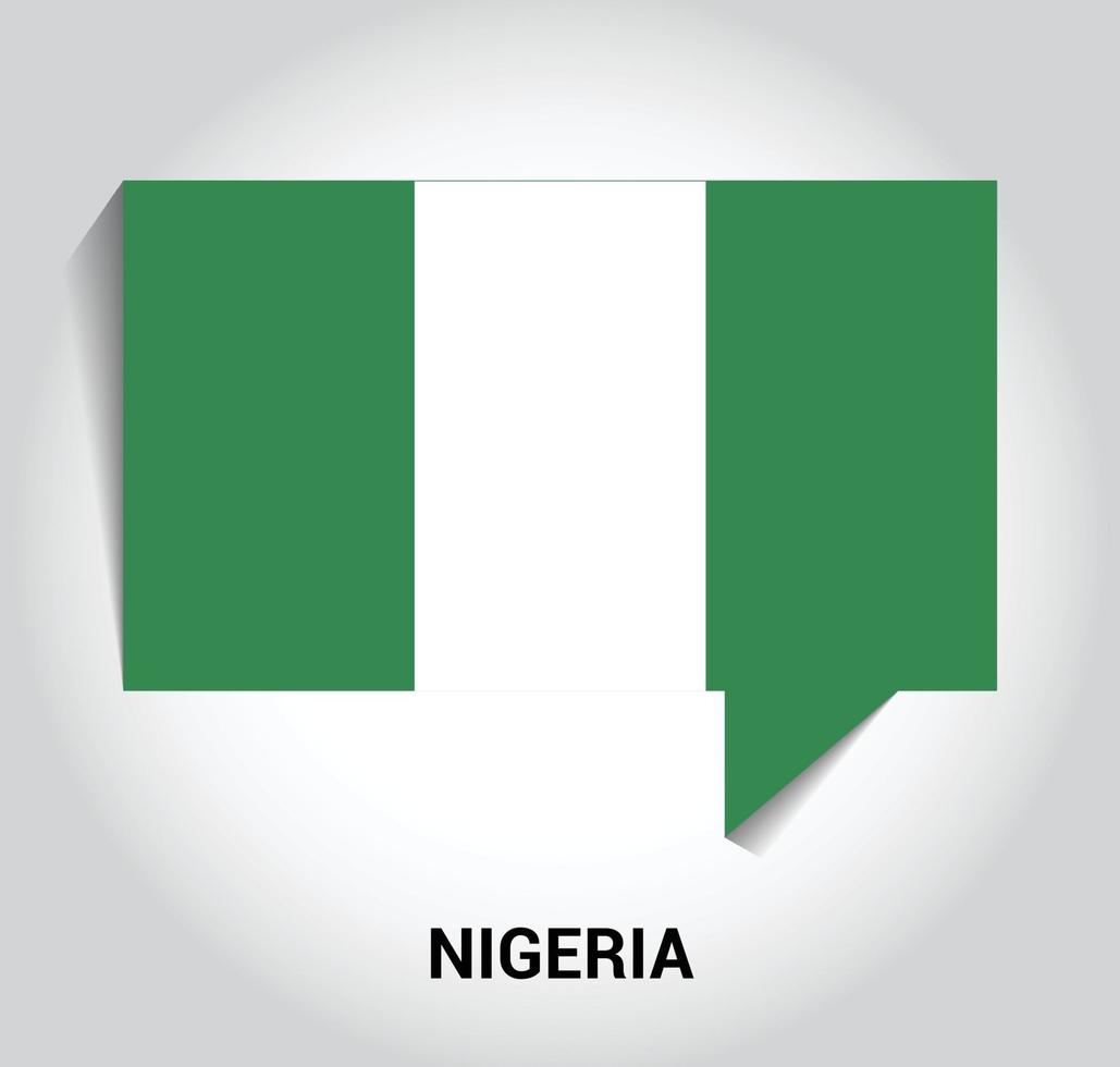 Nigeria onafhankelijkheid dag ontwerp vector