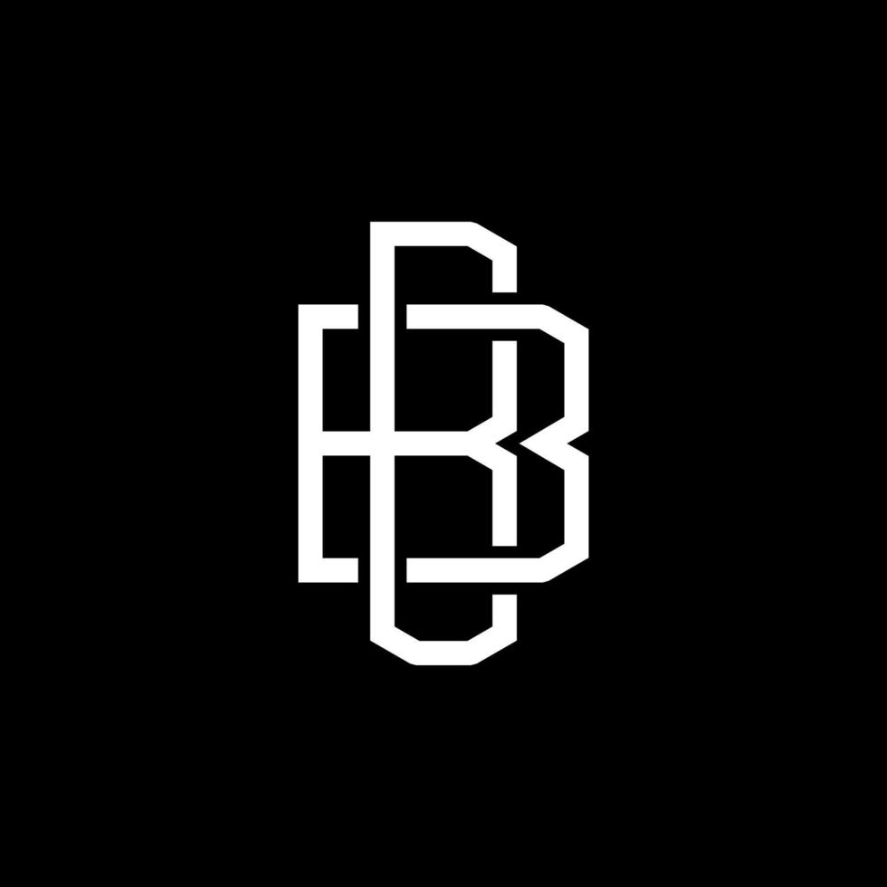 modern eerste bb logo brief gemakkelijk en creatief ontwerp concept vector