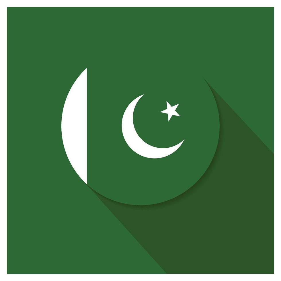 Pakistan vlaggen ontwerp vector