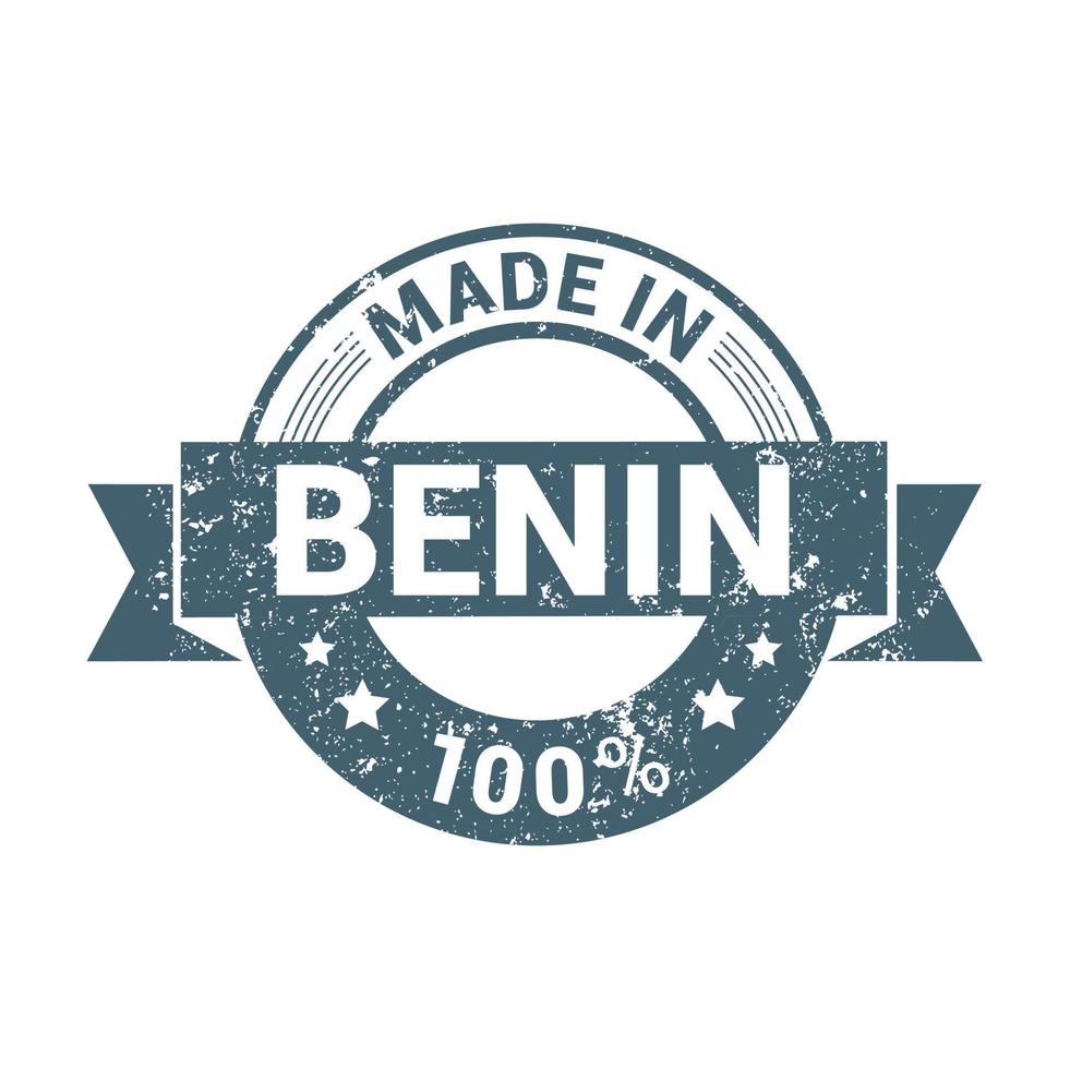 Benin postzegel ontwerp vector