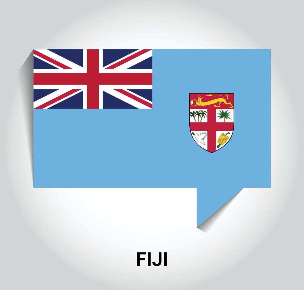 fiji vlag ontwerp vector